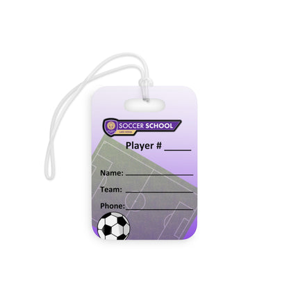 Soccer Player Name Tag