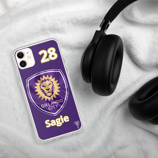 Sagie - Custom Name/Number Clear Case for iPhone®