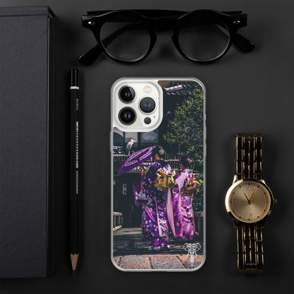 Geisha-dressed-in-purple -Clear Case for iPhone®