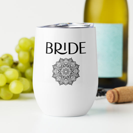 Wine tumbler - Wedding