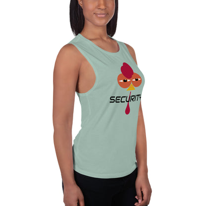 Pollo Malo SECURITY - Ladies’ Muscle Tank