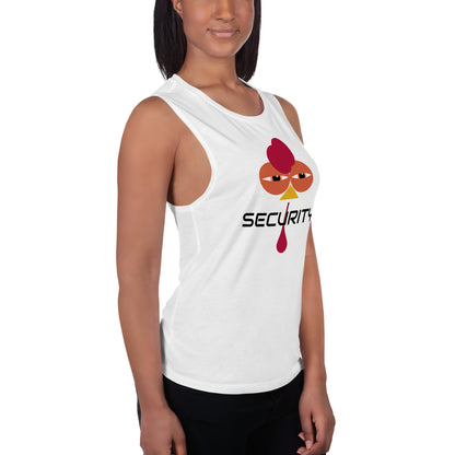 Pollo Malo SECURITY - Ladies’ Muscle Tank